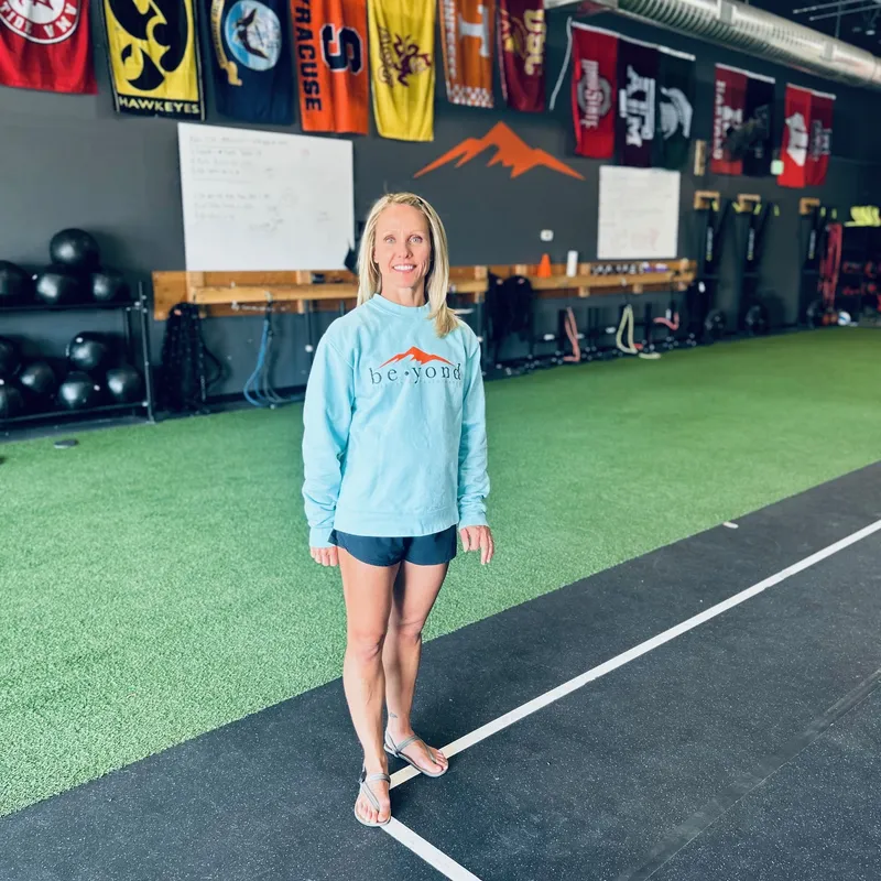 Amy, owner and coach at Beyond Fitness & Performance