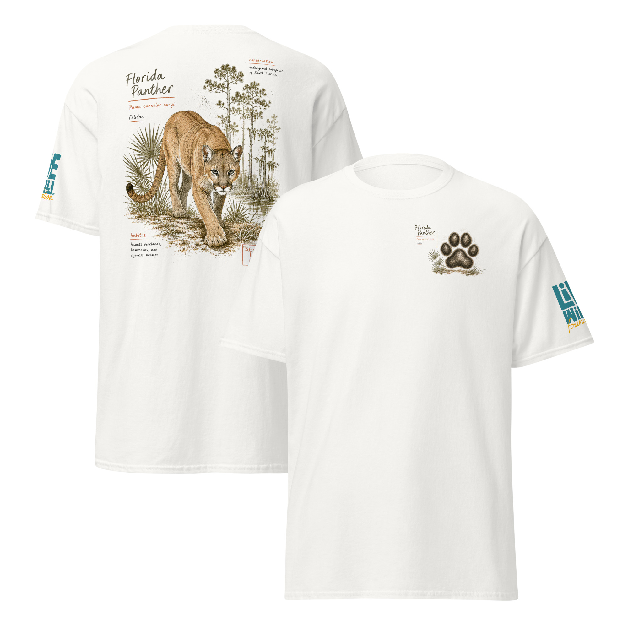 Florida Panther Absolutely Wild x Live Wildly Tee