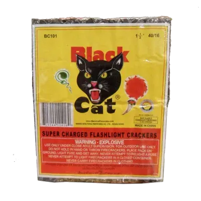Brick of Black Cat Firecrackers