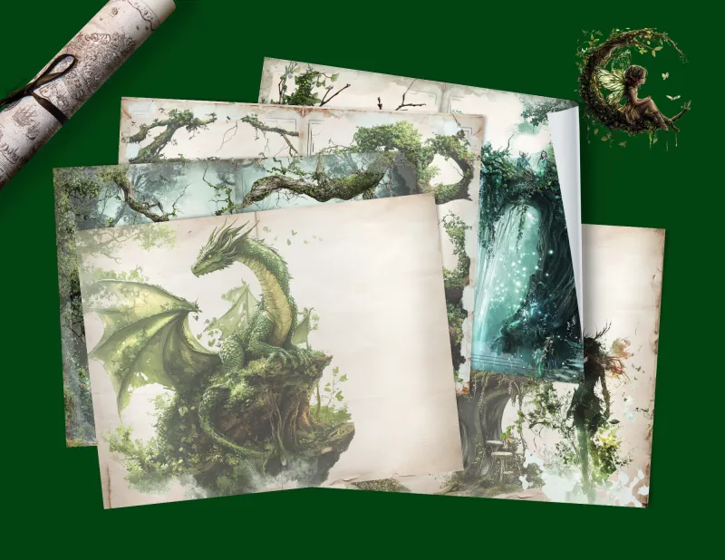 Whimsical Forest Junk Journal Pack