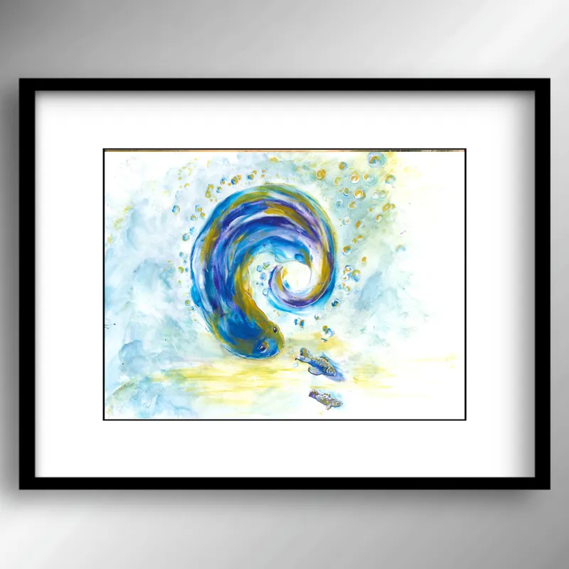 "Gone Fishin' " prints