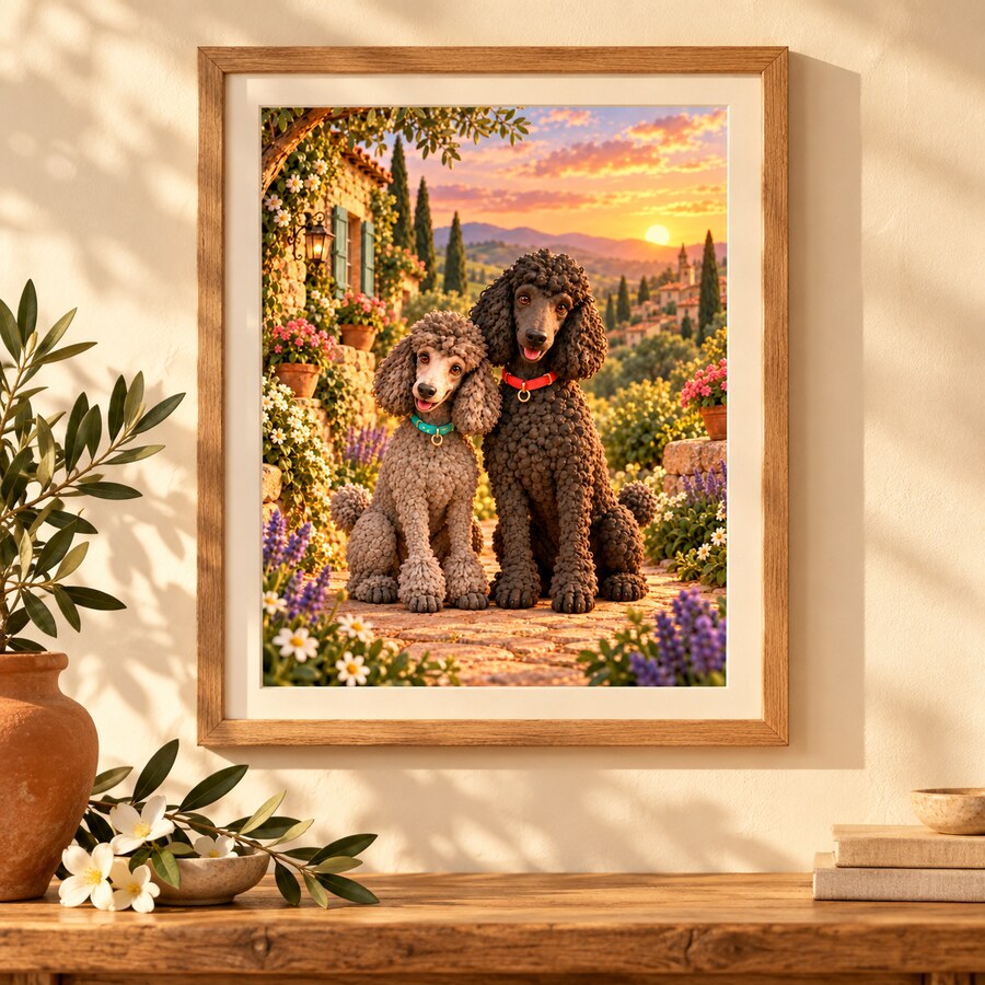 Sunset Garden Wall Art