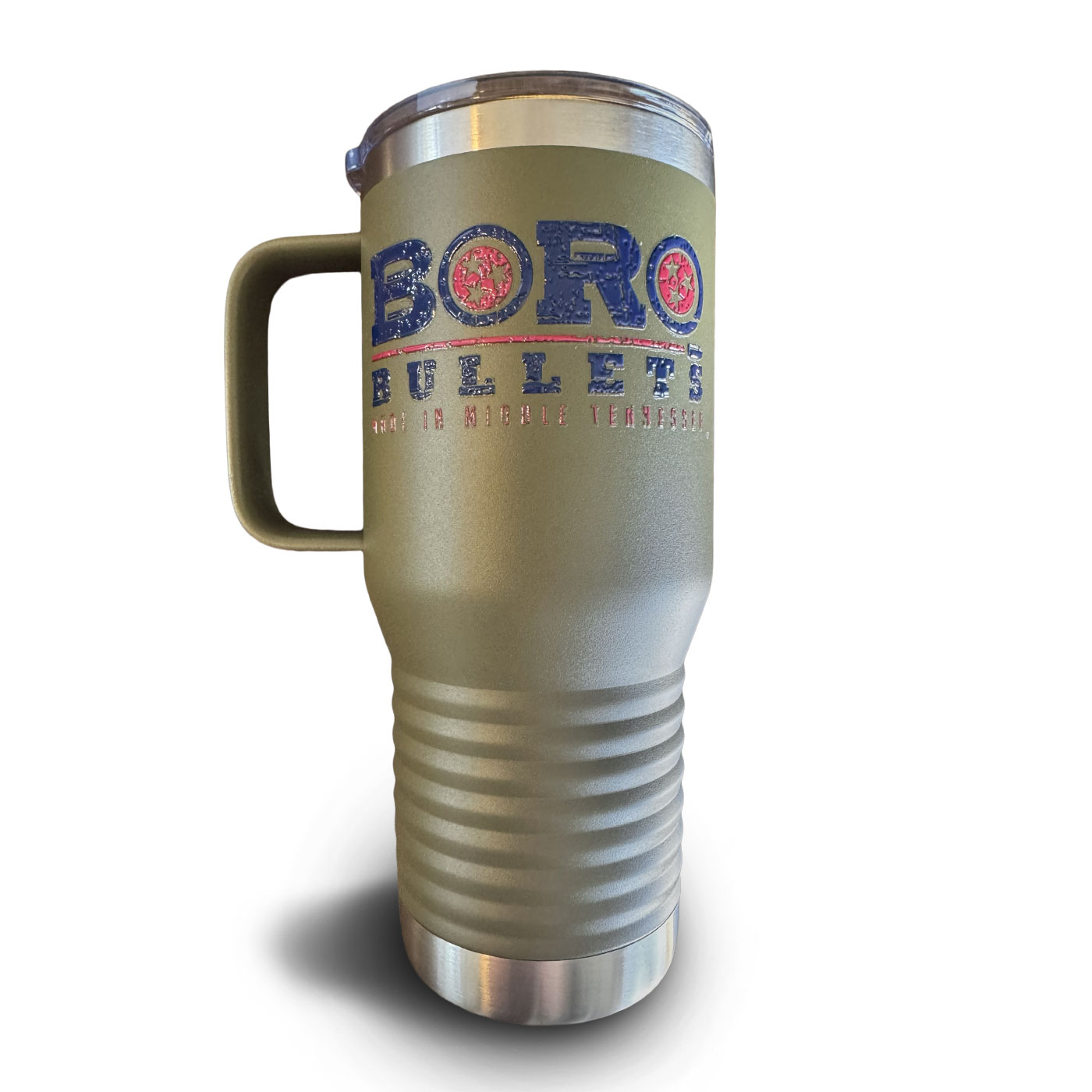 Boro Bullets Camel 20 OZ Travel Mug