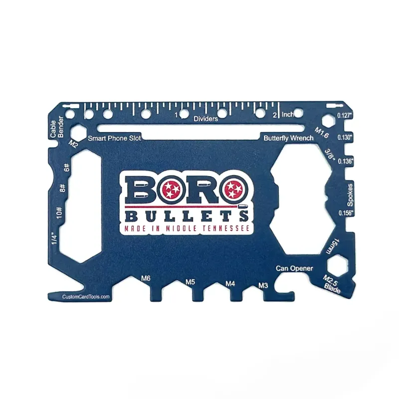 Boro Bullets Multitool Card