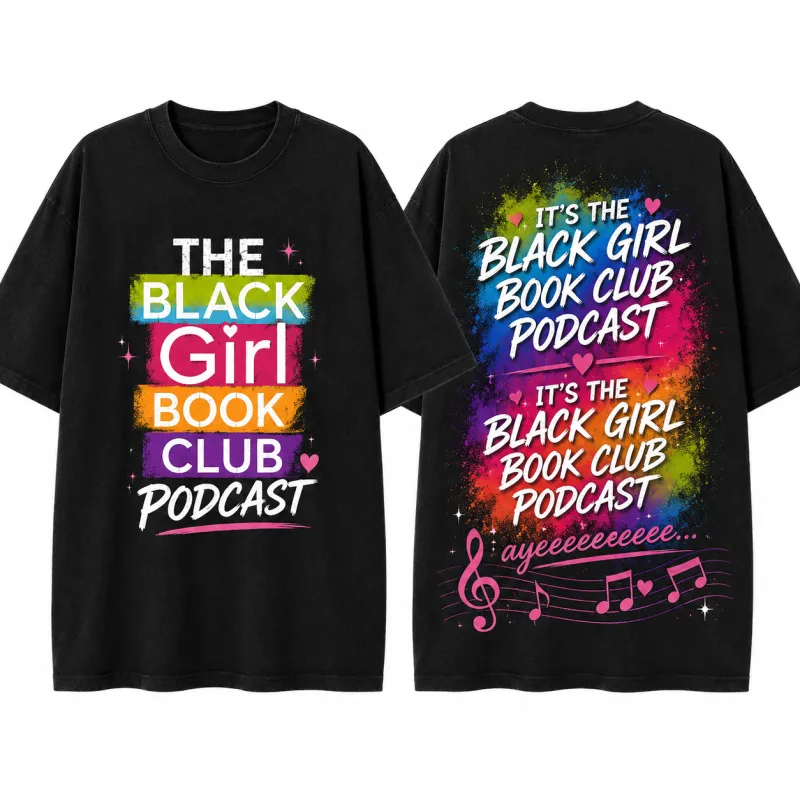 The Black Girl Book Club Podcast: 5-Year Anniversary Tee
