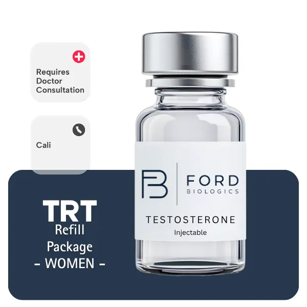 TRT CALI Women's Refill Package (Cypionate 200mg/mL 10mL)