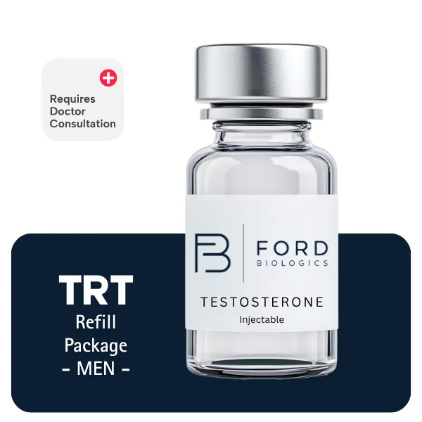 TRT Men's Refill Only Package 60 days (Cypionate 200mg/mL 10mL + Anastrozole 24×1mg)
