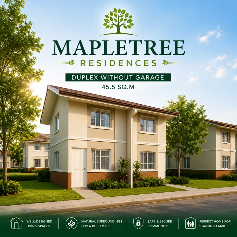 MAPLETREE RESIDENCES DUPLEX WITHOUT GARAGE 45.5 SQ.M