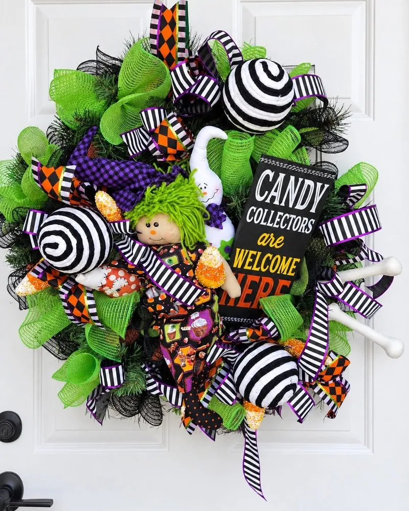 Candy Collections Wreath