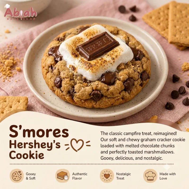 S'mores Hershey's Cookie