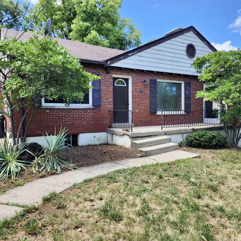 Front Walkway & Overgrown Brush Clearing — After cleanup