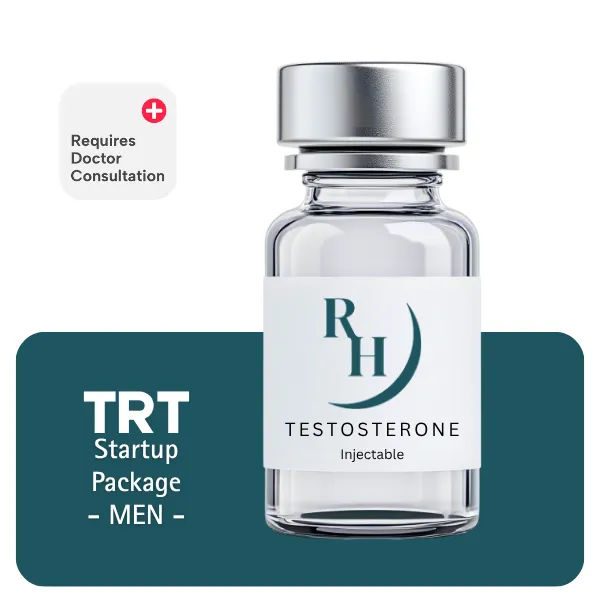 TRT Men's Startup Package 60 days (Consult, Labs, Cypionate 200mg/mL 10mL + Anastrozole 24×1mg)