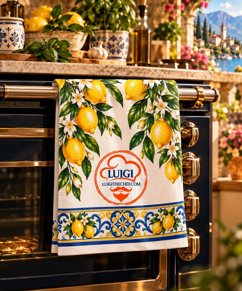 Chef Luigi's Decorative Kitchen Towel
