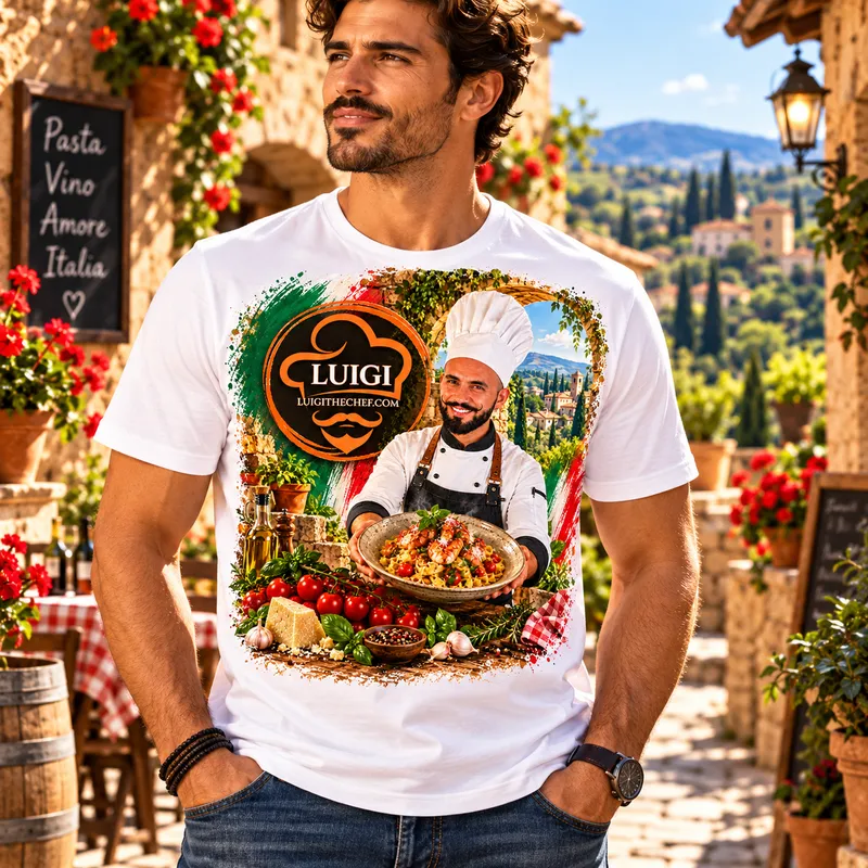 Luigi's Signature T-Shirt, Italian Edition