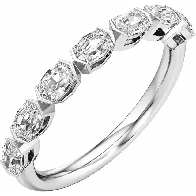 14K White Gold 2 1/4 CTW Lab-Grown Diamond Anniversary Band