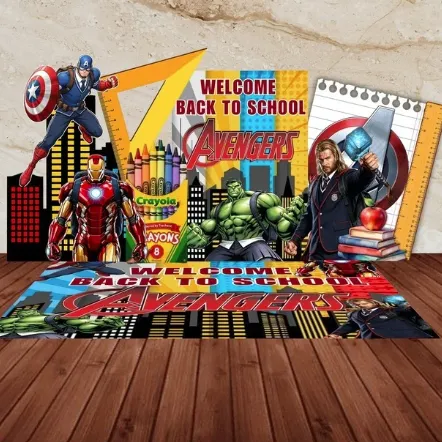 Avengers Back to School Template Bundle