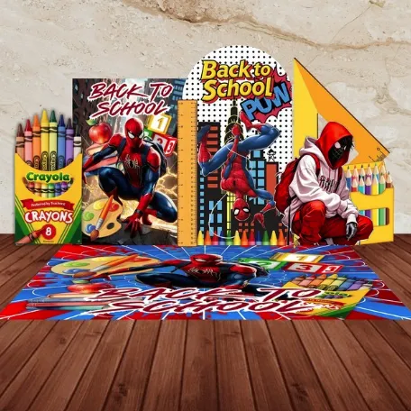 Spider-Man Back to School Template Bundle
