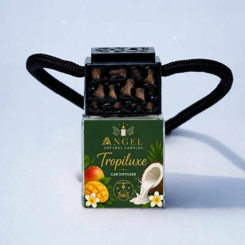 Car Diffuser Top Black | Luxury Tropical Car Air Freshener