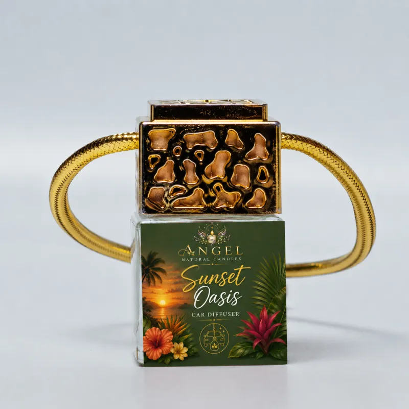 Car Diffuser Top Gold | Luxury Tropical Car Air Freshener