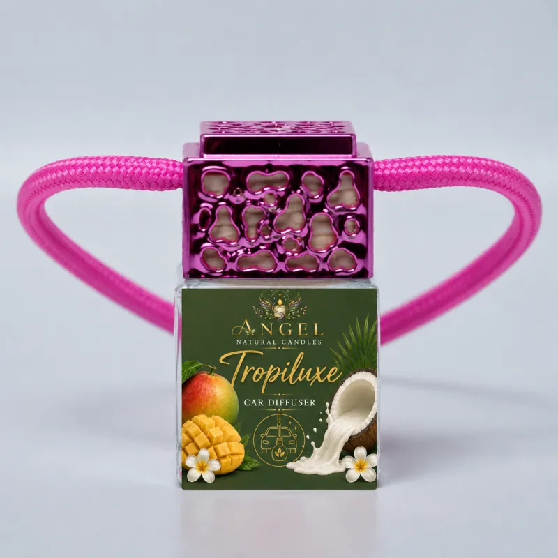 Car Diffuser Top Pink | Luxury Tropical Car Air Freshener