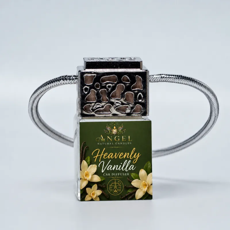 Car Diffuser Top Silver | Luxury Tropical Car Air Freshener