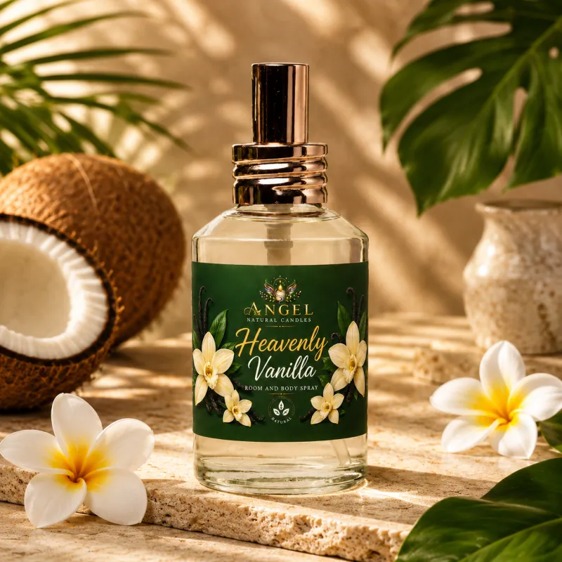 Heavenly Vanilla Room and Body Spray 4 Oz | Warm Vanilla Fragrance Mist