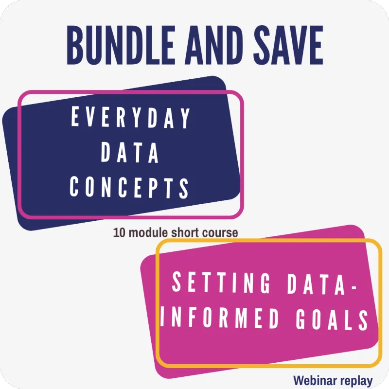 BUNDLE: Everyday data concepts and Setting data-informed goals