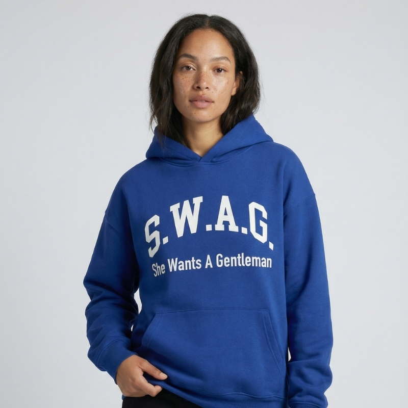 S.W.A.G. Gentleman Women’s Hoodie - Blue