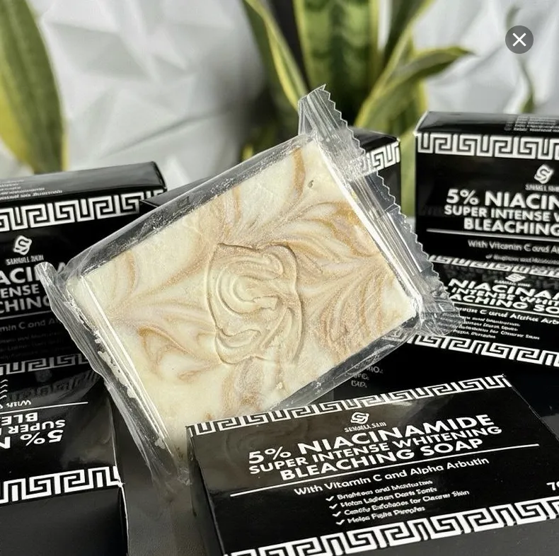 10 PCS Sanaoll Skin 5% Niacinamide Whitening Soap | Brightening & Acne Care