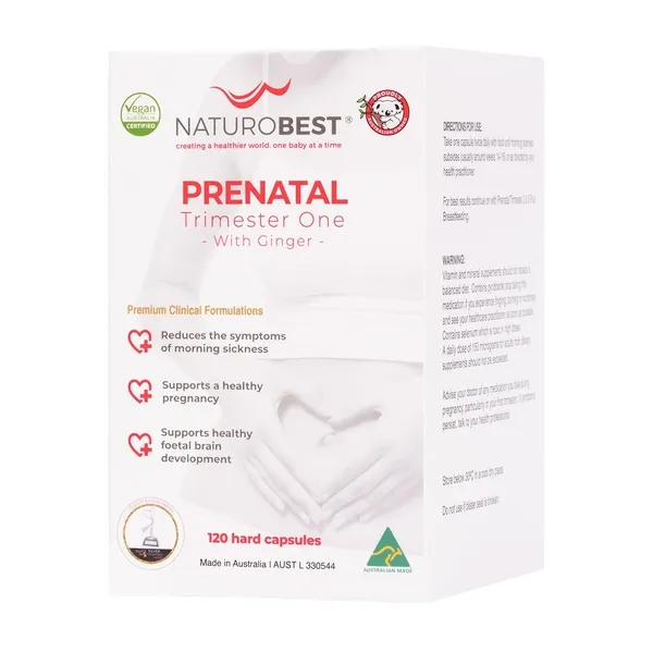 NaturoBest Prenatal Trimester One with Ginger 🧡