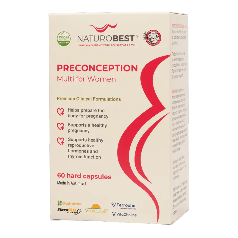 NaturoBest Preconception Multi for Women 🧡