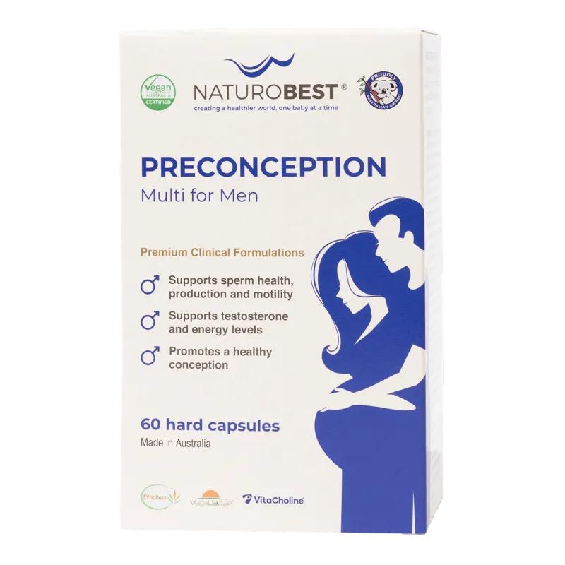 NaturoBest Preconception Multi for Men 🧡