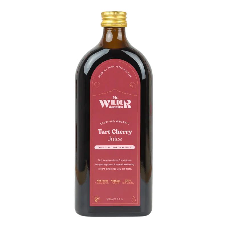 Mt. Wilder Berries ~ Tart Cherry Organic Pressed Juice 🧡