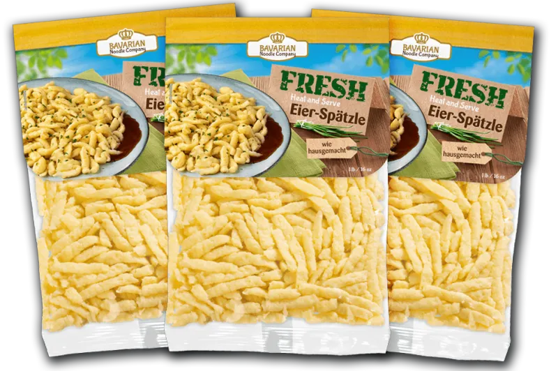 (3) 1lb Packs of Fresh Bavarian Spaetzle