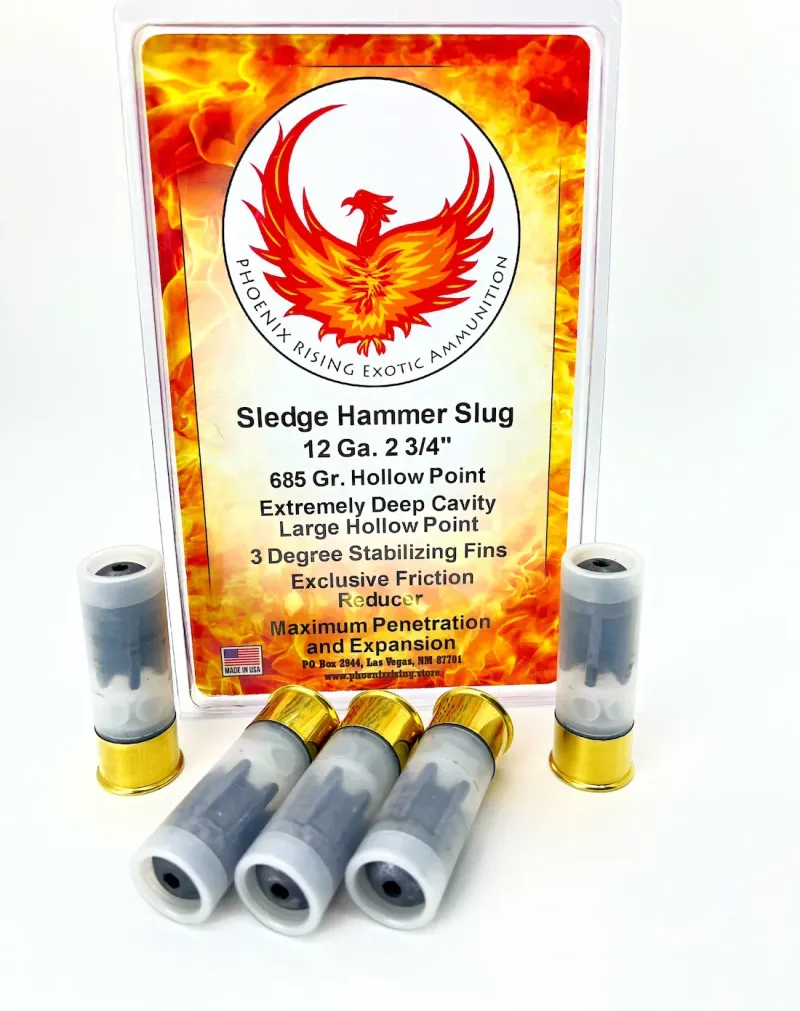 Sledge Hammer Hollow Point Slug 12 Gauge 2 3/4" Rounds 5 Pack