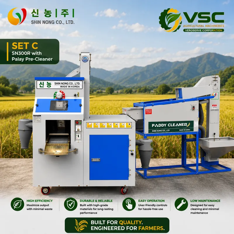 Shin Nong Rice Mill Machine - SET C