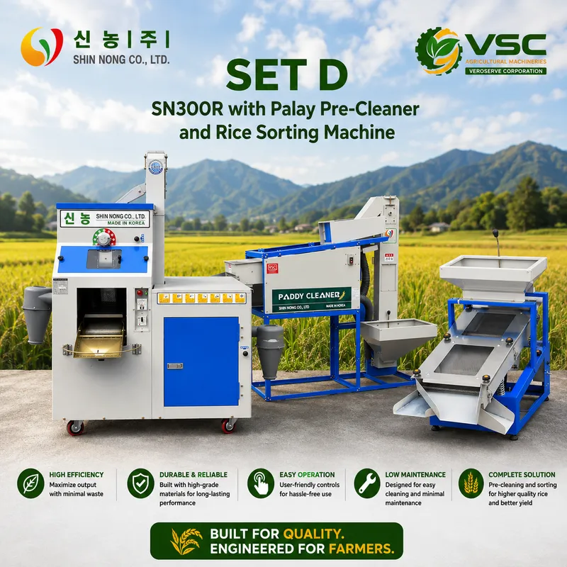 Shin Nong Rice Mill Machine - SET D 