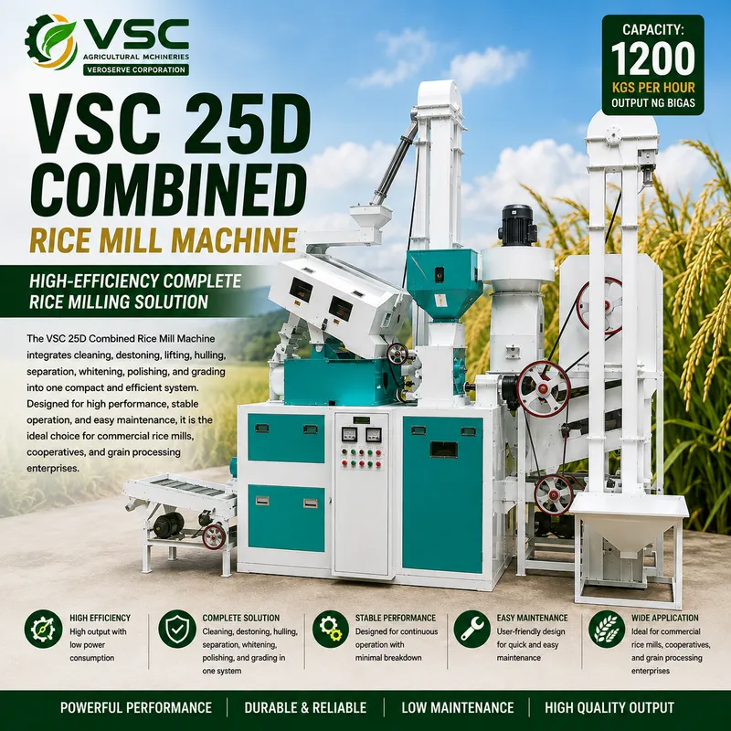 25D Combined Rice Mill Machines