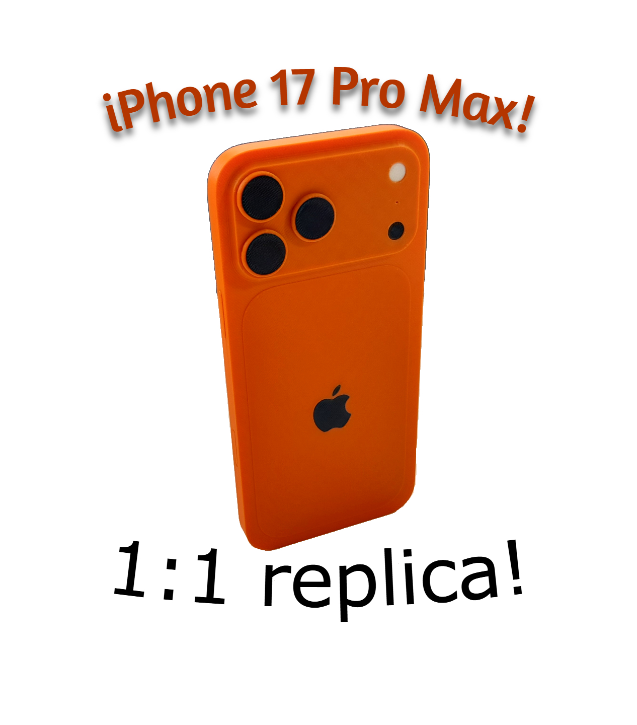 Fake iPhone 17 Pro Max dummy