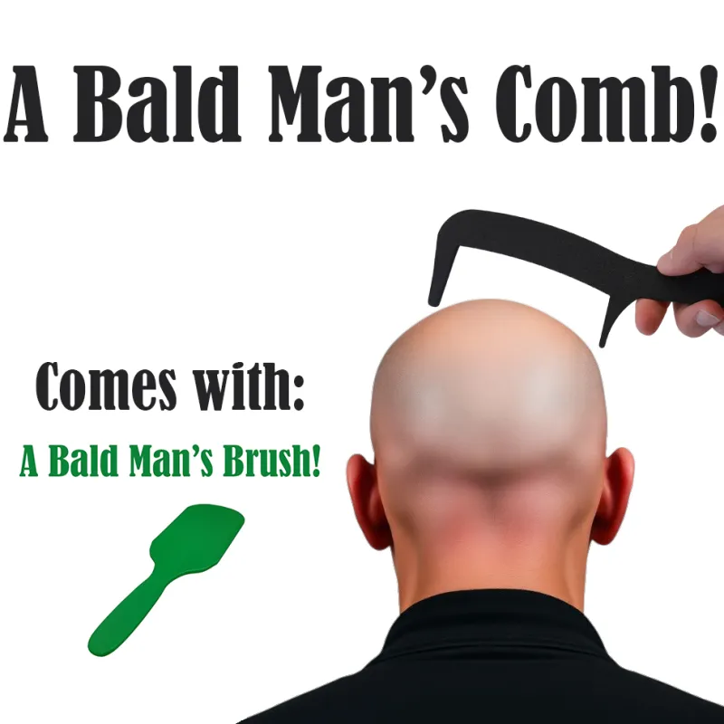 A Bald Man's Comb And Brush