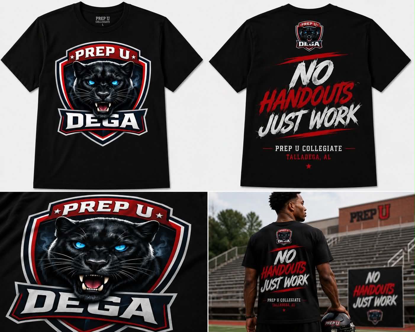 Prep U Dega Panther - No Handouts Just Work