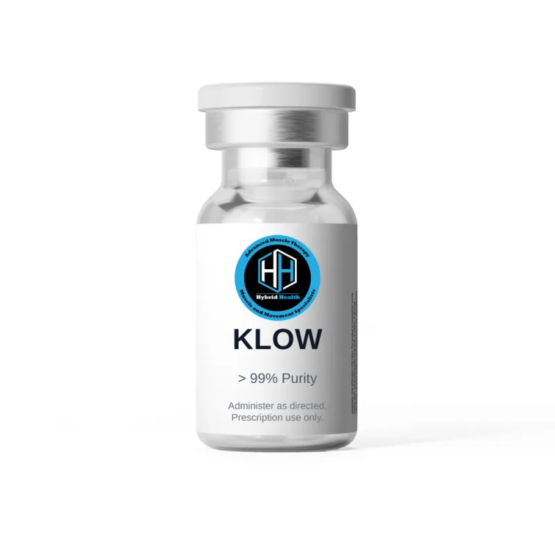 KLOW (BPC-157 / GHK-CU / TB-500 / KPV) 10mg/50mg/10mg/10mg/mL (3mL) - Lyophilized
