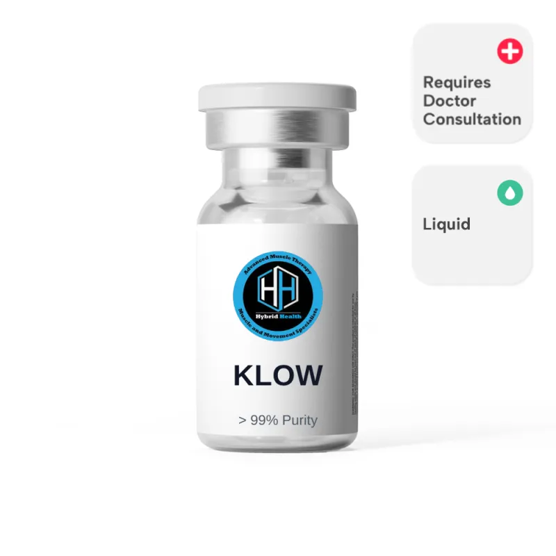 KLOW (BPC-157 / GHK-Cu / KPV / TB-500) 15/50/15/15mg (5mL) (Liquid)