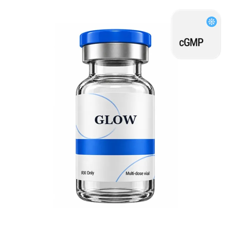GLOW (BPC-157 / GHK-CU / TB-500)10mg/50mg/10mg/mL (3mL) - Lyophilized