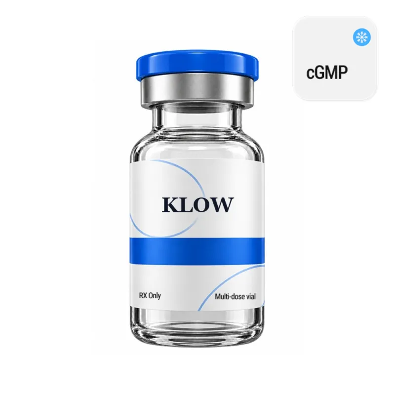 KLOW (BPC-157 / GHK-CU / TB-500 / KPV) 10mg/50mg/10mg/10mg/mL (3mL) - Lyophilized