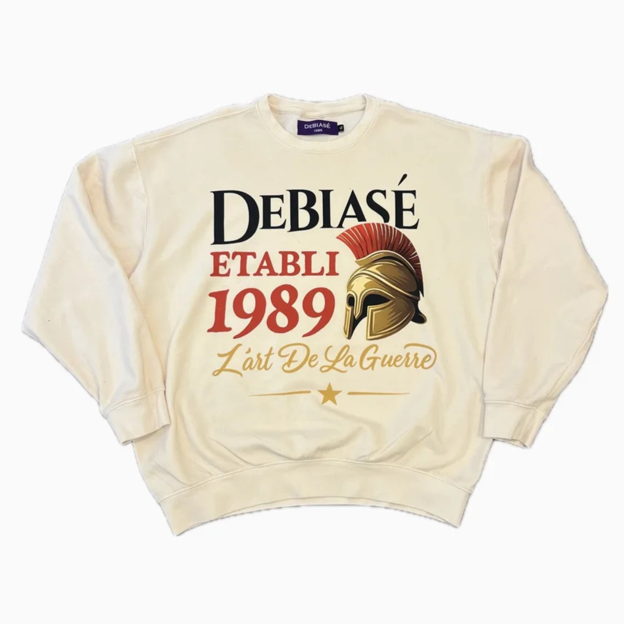 DeBiasé “L’Art De La Guerre” 1989 Heritage Crewneck