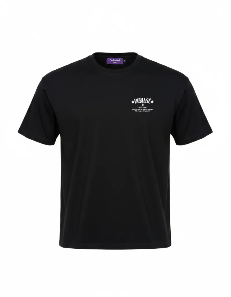 DeBiasé “Life Is Art” Logo Print T-Shirt