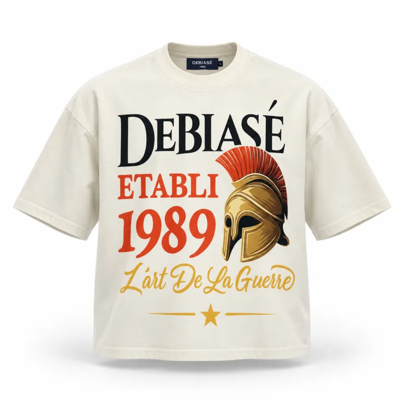 DeBiasé Women's “L’Art De La Guerre” 1989 Heritage Crop T-Shirt