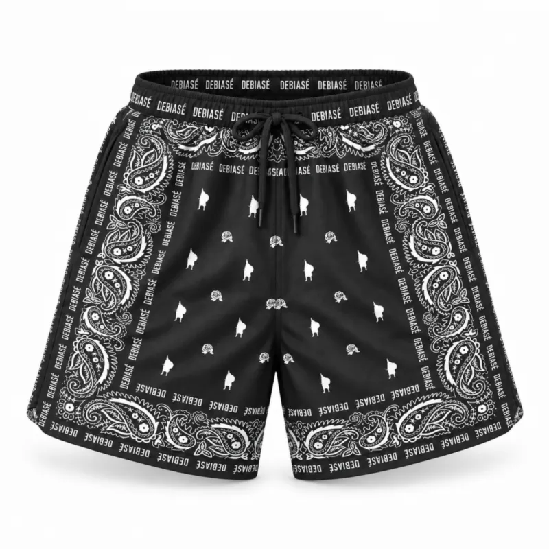 DeBiasé “Luxe Bandana” Beach Short