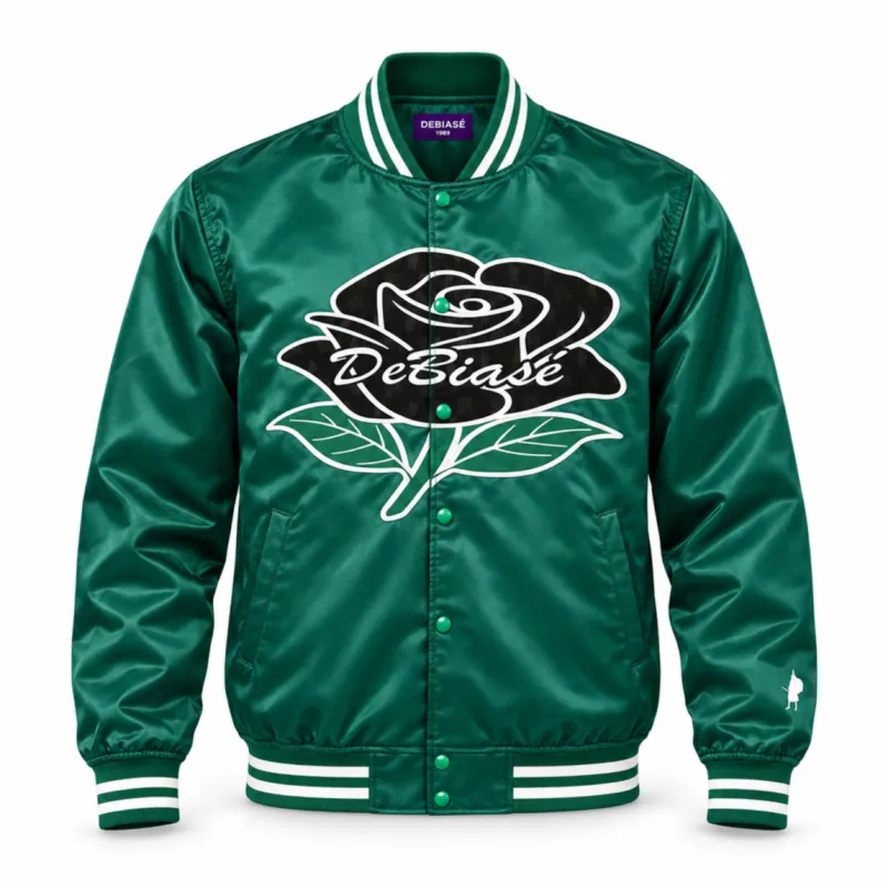 DeBiasé “Des Roses Noires” Varsity Jacket